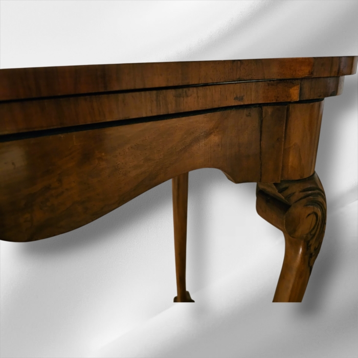 Burr Walnut Card Table/Console Table circa 1930 - Image 2