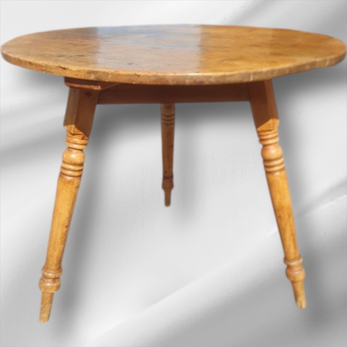 Beautiful 19th Century Antique Pine Cricket Table - Image 3