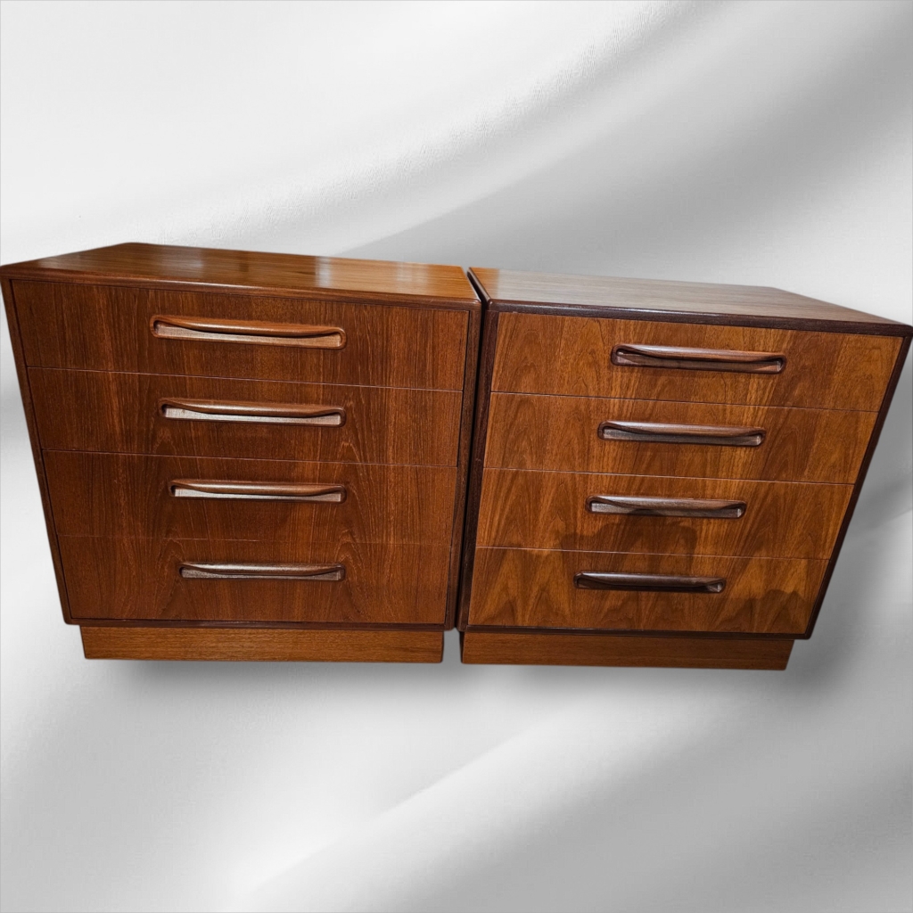 Pair of GPlan Fresco Chest of Drawers