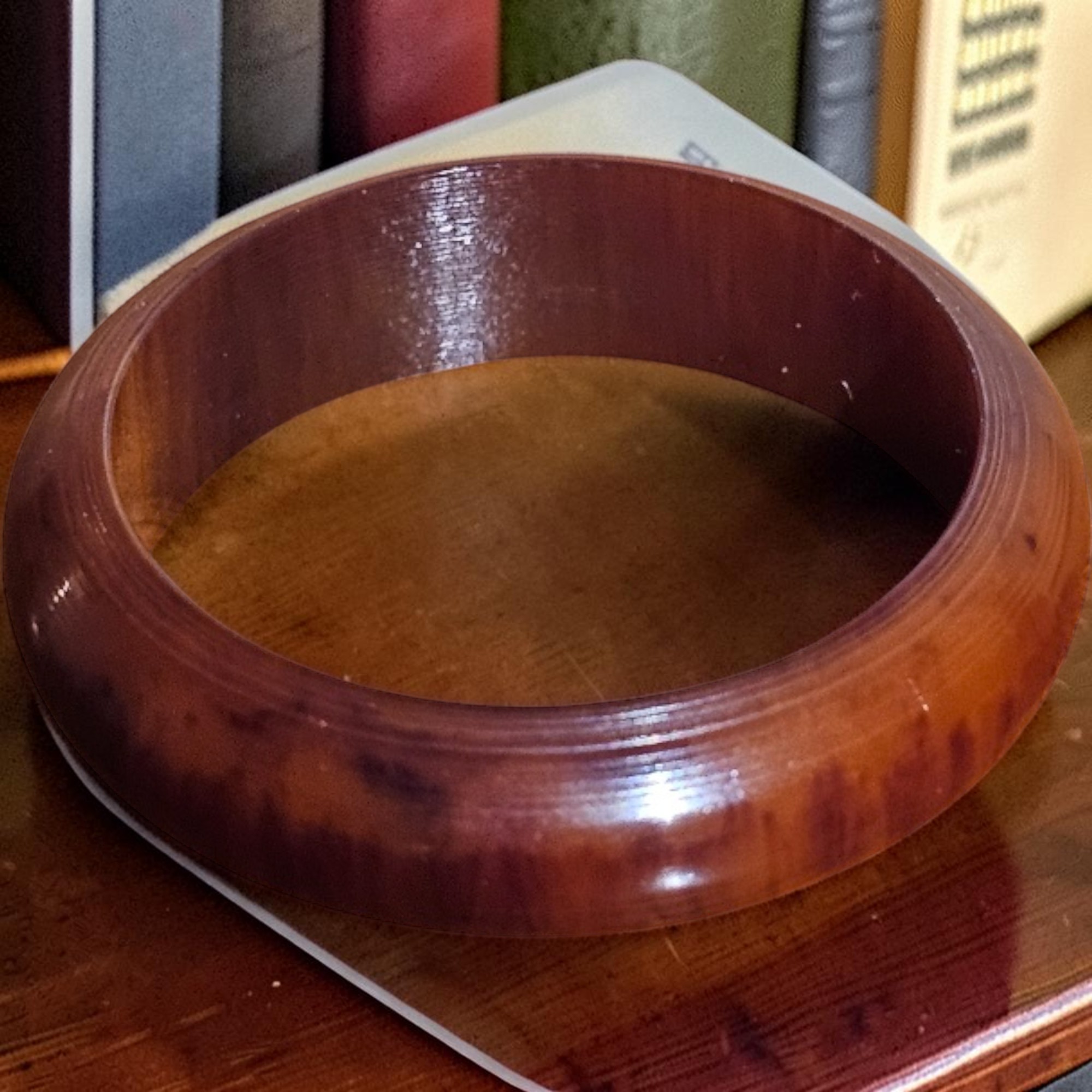 Bakelite 1930's Multi-Coloured Catalin Napkin Rings (No Box) - Image 2