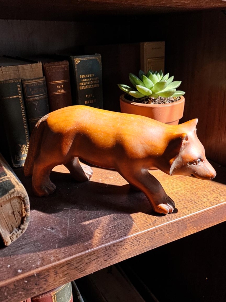 Carved Fox Netsuke