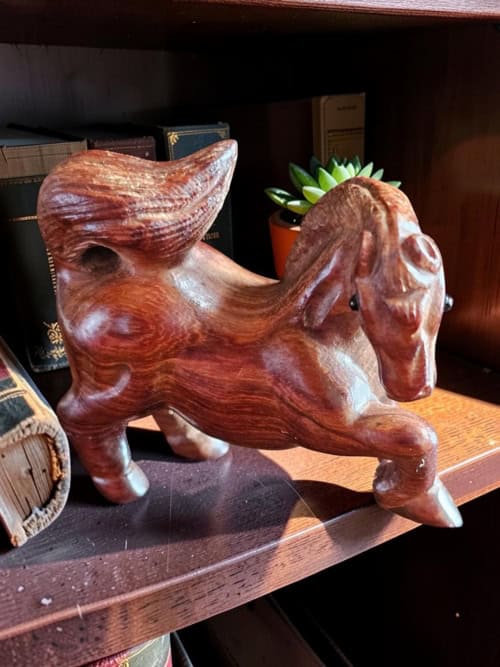 horse netsuke