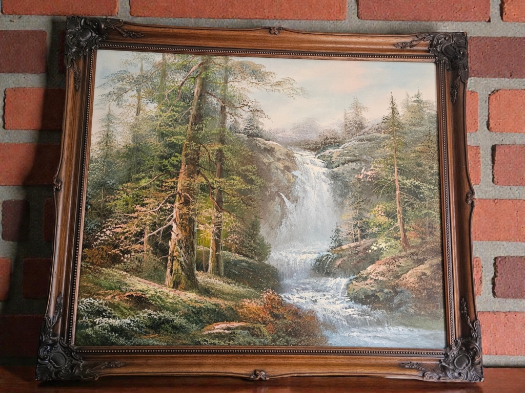 woodland waterfall