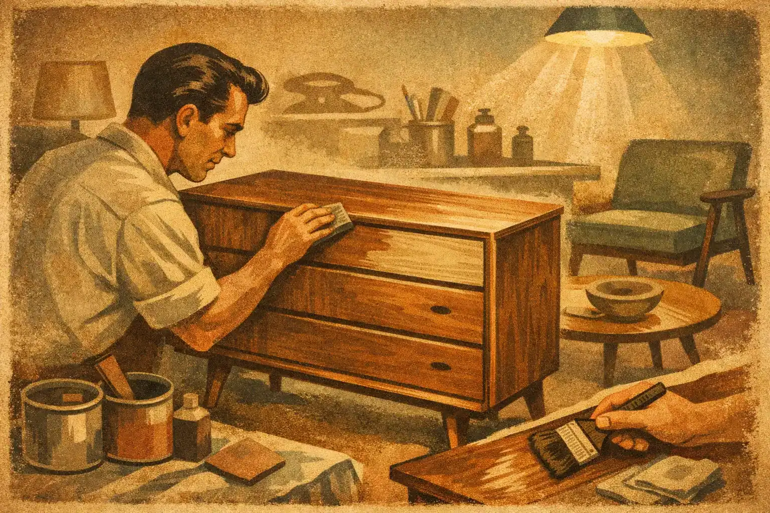 How to Refinish Mid Century Modern Furniture