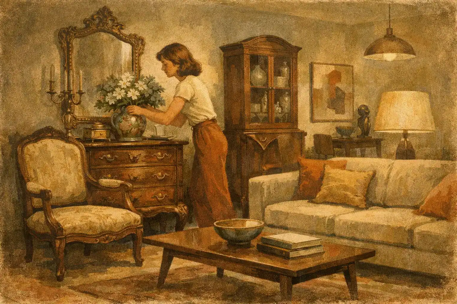How to Style Antique Furniture in a Modern Home
