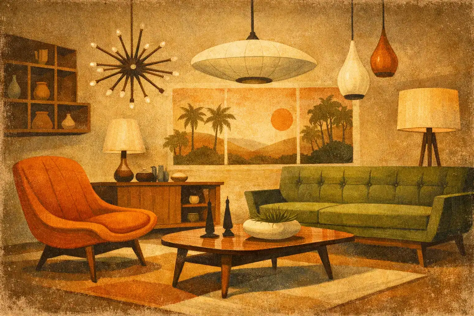 Mid Century Modern Furniture and Lighting