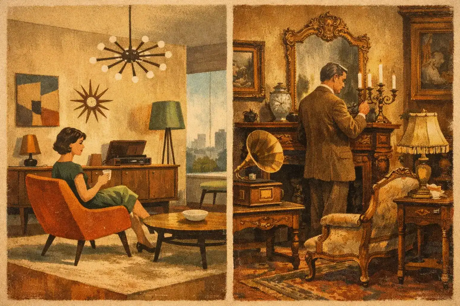 Mid Century vs Antique: Which Suits Your Home?