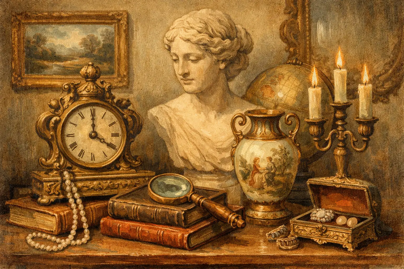 Decorative Antique Objects That Make a Room