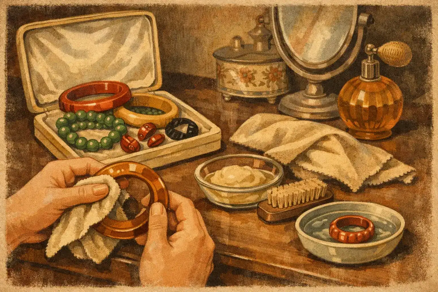 How to Care for Bakelite Jewellery Properly