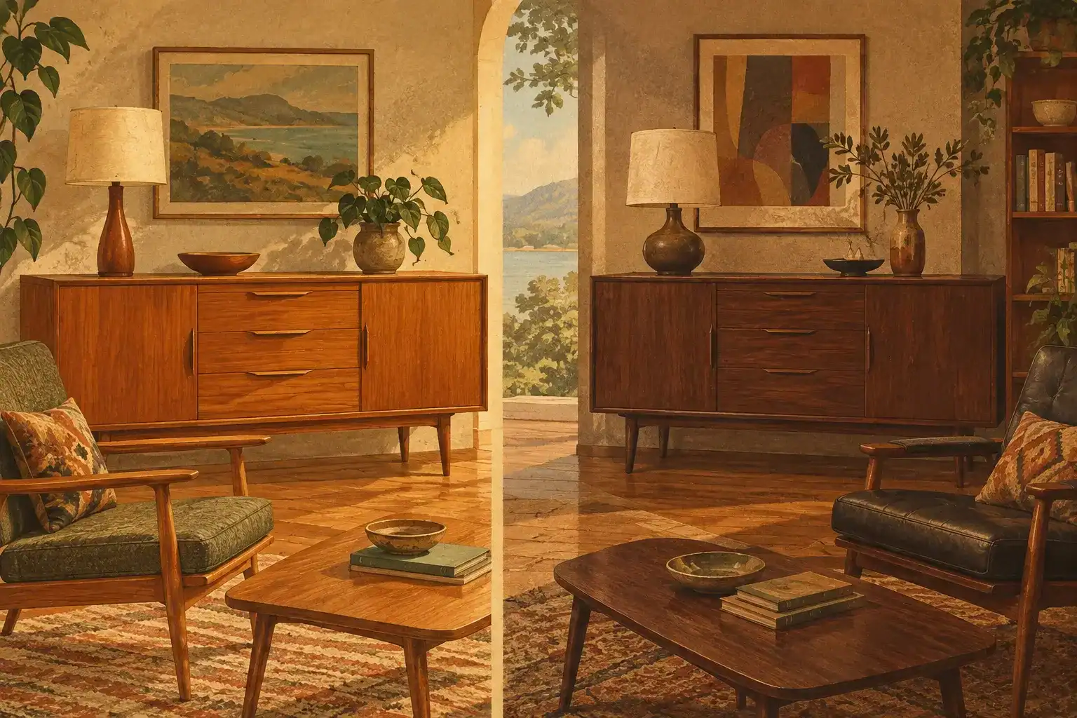 Teak Versus Walnut Furniture for Characterful Homes