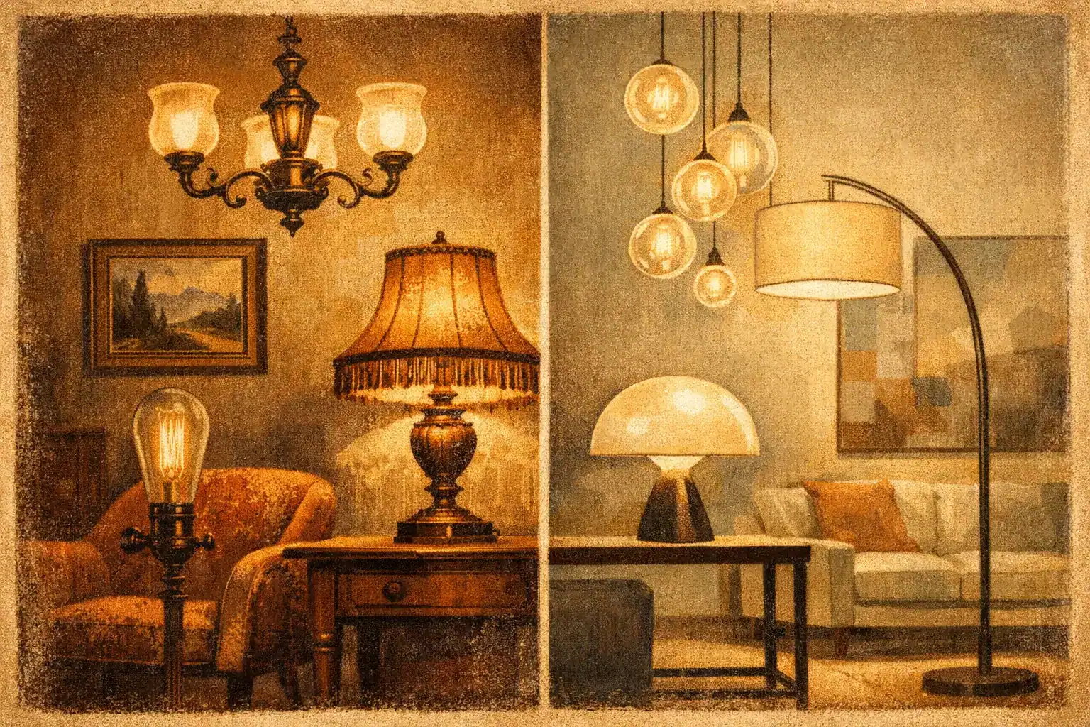Vintage Lighting vs New: Which Belongs at Home?