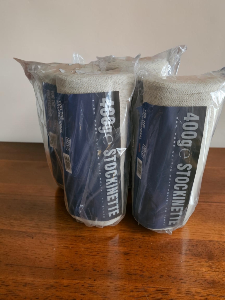 Professional Stockinette Polishing Cloth 400g, 100% pure cotton, ideal for furniture restoration, cleaning and polishing.