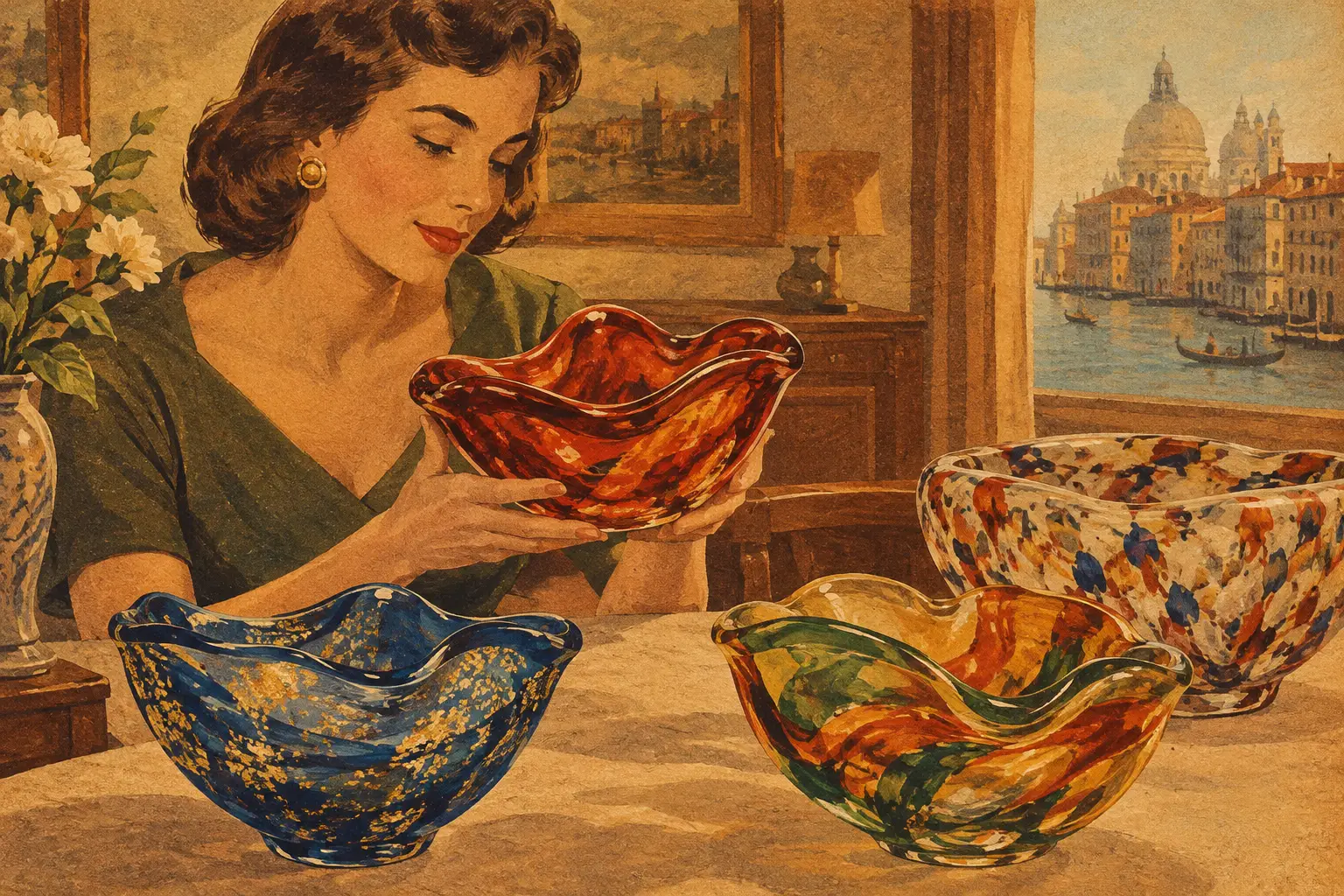How to Choose a Murano Glass Bowl with Character